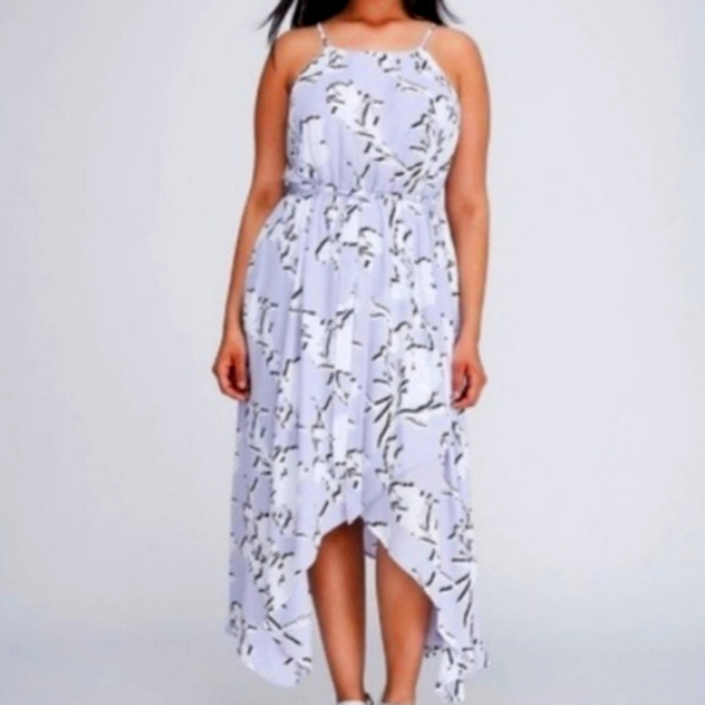 Lane Bryant Floral Halter Dress